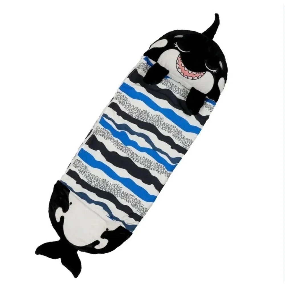 Happy Nappers Ozzy the Shark Medium 54x20 Sleepy Sack 2-in-1 Pillow Sleeping Bag
